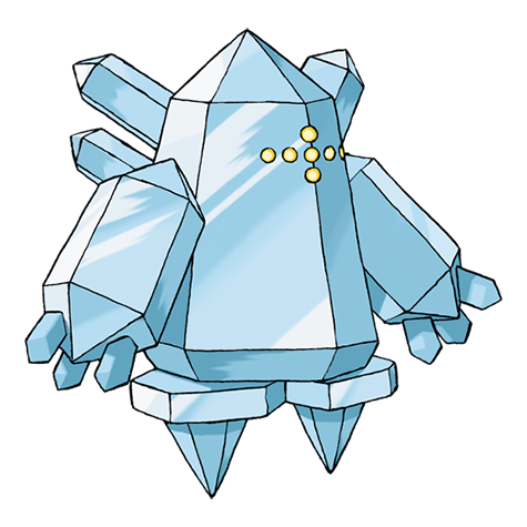 Official Regice artwork - cute Regice Pokémon card collector guide