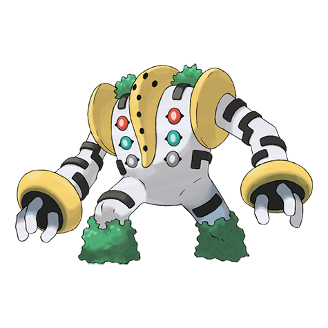 Official Regigigas artwork - cute Regigigas Pokémon card collector guide
