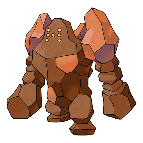 Regirock Shiny palette