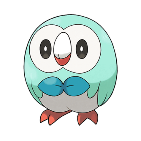 Rowlet Shiny palette