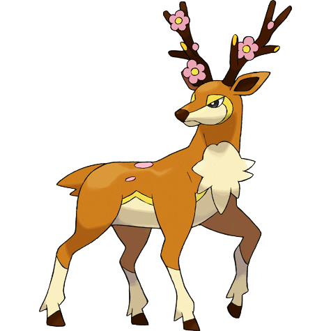 Sawsbuck Shiny palette