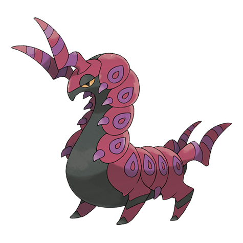 Official Scolipede artwork - cute Scolipede Pokémon card collector guide