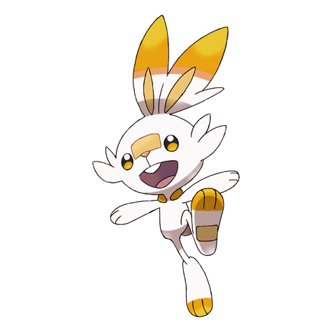 Scorbunny Shiny palette