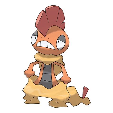 Official Scrafty artwork - cute Scrafty Pokémon card collector guide