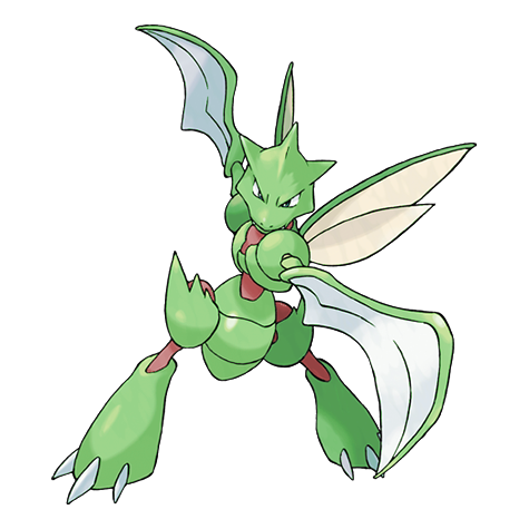Scyther Shiny palette