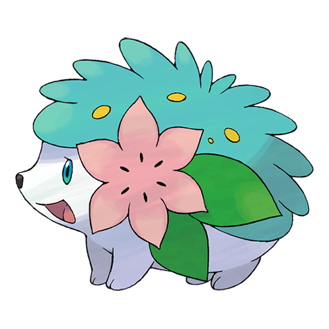 Shaymin Shiny palette