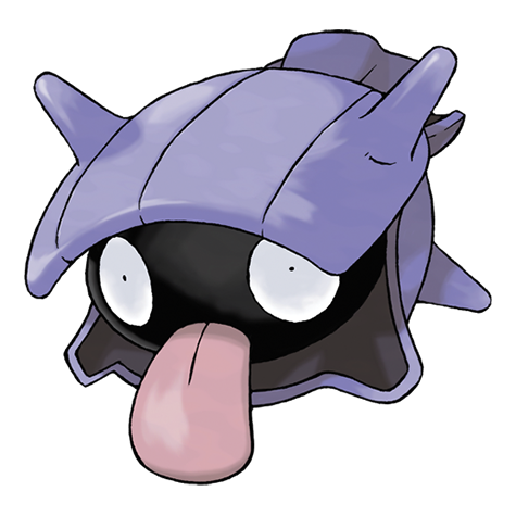Official Shellder artwork - cute Shellder Pokémon card collector guide