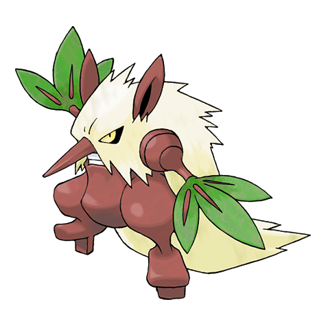 Shiftry Shiny palette