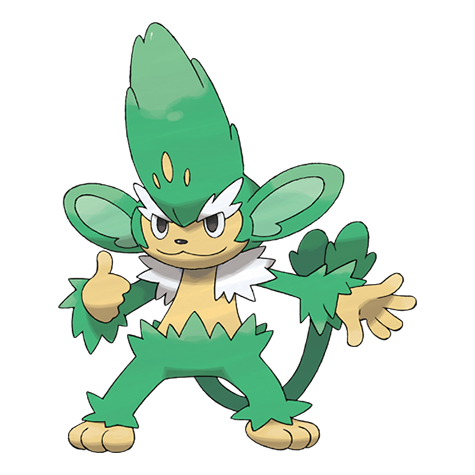 Official Simisage artwork - cute Simisage Pokémon card collector guide