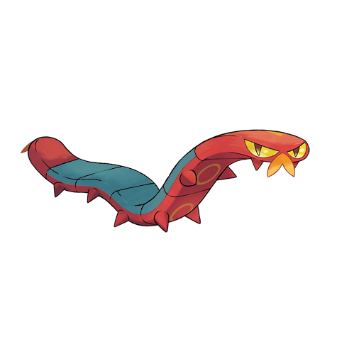 Sizzlipede Shiny palette