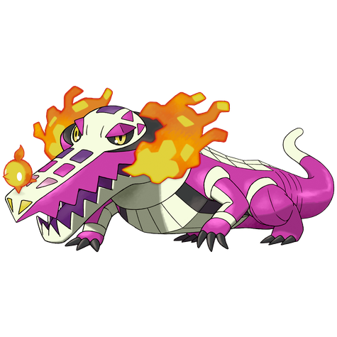 Skeledirge Shiny palette