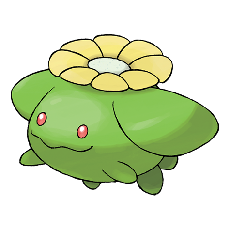 Official Skiploom artwork - cute Skiploom Pokémon card collector guide