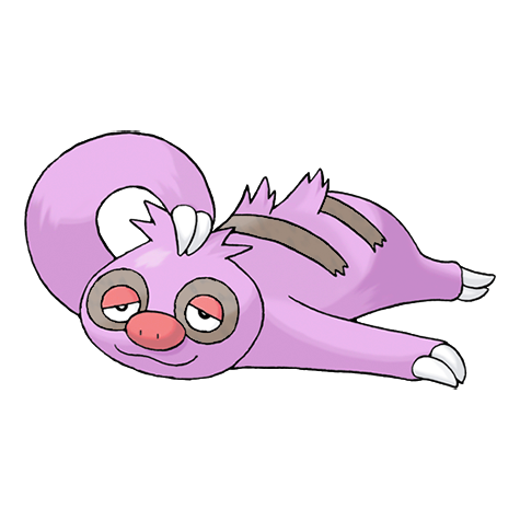 Slakoth Shiny palette