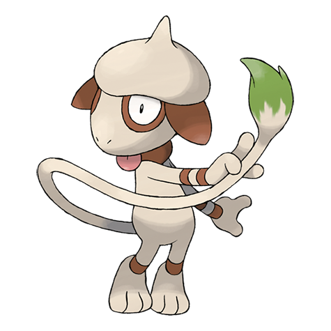 Official Smeargle artwork - cute Smeargle Pokémon card collector guide