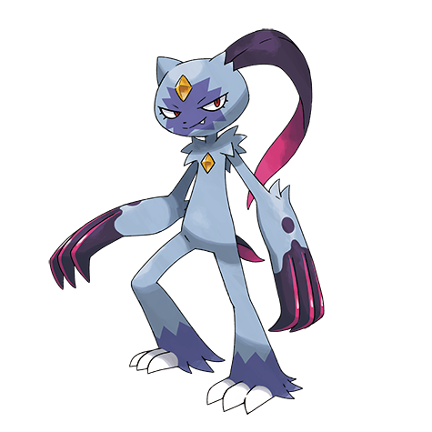 Official Sneasler artwork - cute Sneasler Pokémon card collector guide