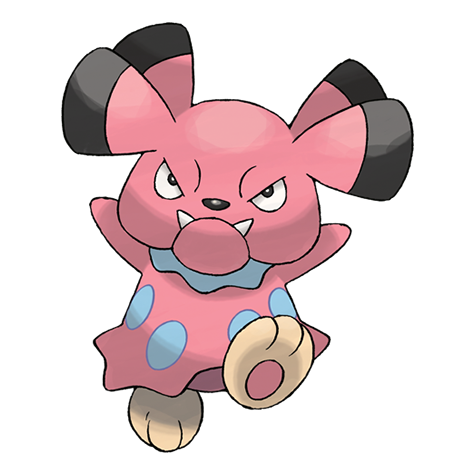 Official Snubbull artwork - cute Snubbull Pokémon card collector guide