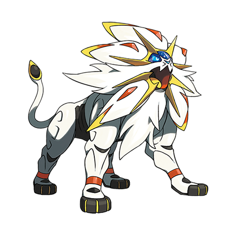 Official Solgaleo artwork - cute Solgaleo Pokémon card collector guide