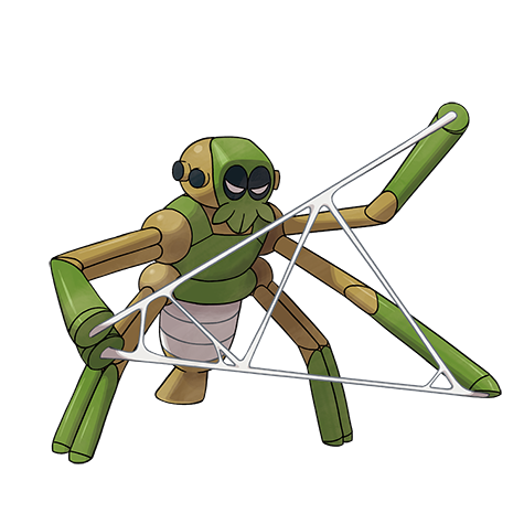 Official Spidops artwork - cute Spidops Pokémon card collector guide