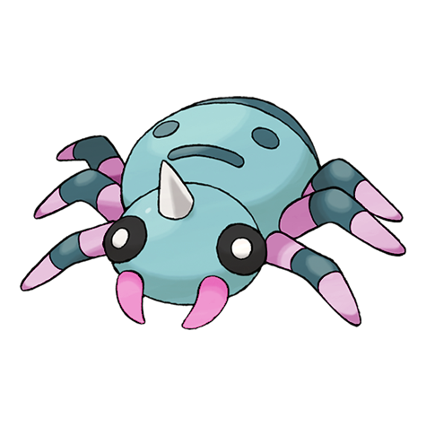 Spinarak Shiny palette
