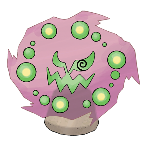 Official Spiritomb artwork - cute Spiritomb Pokémon card collector guide