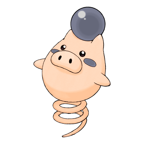 Spoink Shiny palette