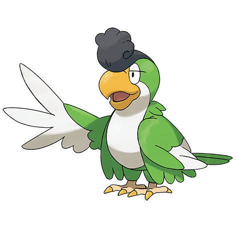 Official Squawkabilly artwork - cute Squawkabilly Pokémon card collector guide