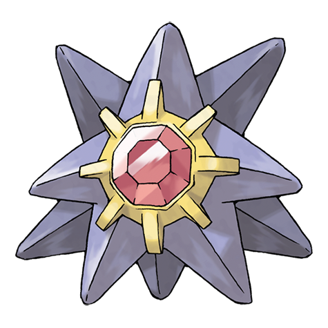 Official Starmie artwork - cute Starmie Pokémon card collector guide