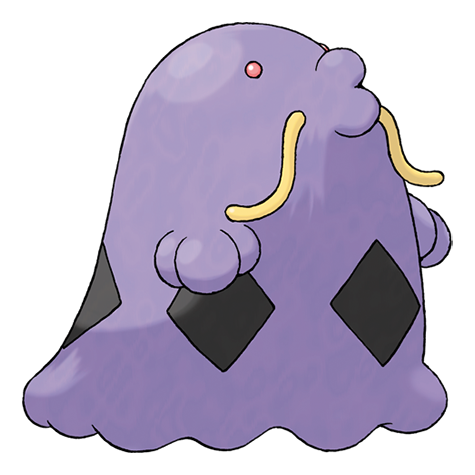 Official Swalot artwork - cute Swalot Pokémon card collector guide