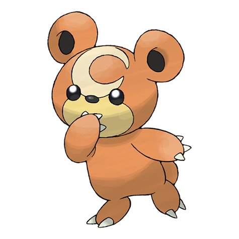 Official Teddiursa artwork - cute Teddiursa Pokémon card collector guide
