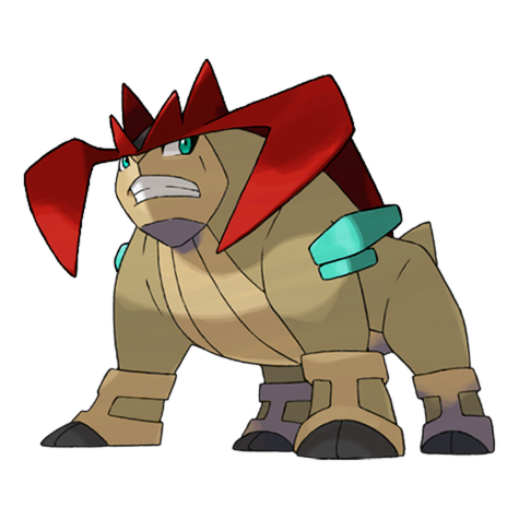 Terrakion Shiny palette
