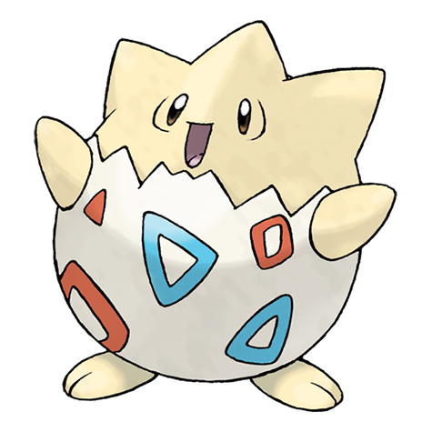 Official Togepi artwork - cute Togepi Pokémon card collector guide