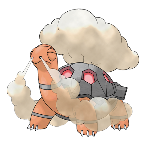 Official Torkoal artwork - cute Torkoal Pokémon card collector guide