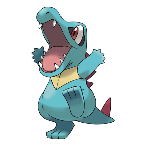 Official Totodile artwork - cute Totodile Pokémon card collector guide
