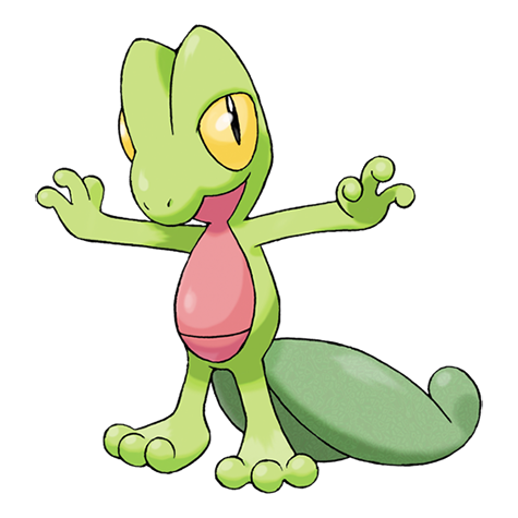 Official Treecko artwork - cute Treecko Pokémon card collector guide
