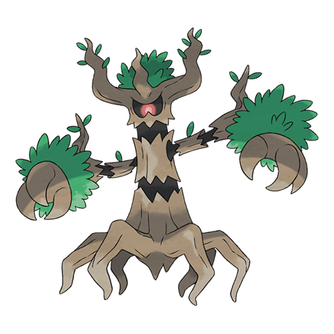 Official Trevenant artwork - cute Trevenant Pokémon card collector guide