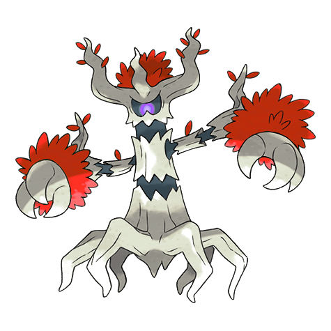 Trevenant Shiny palette