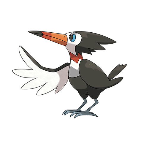 Official Trumbeak artwork - cute Trumbeak Pokémon card collector guide