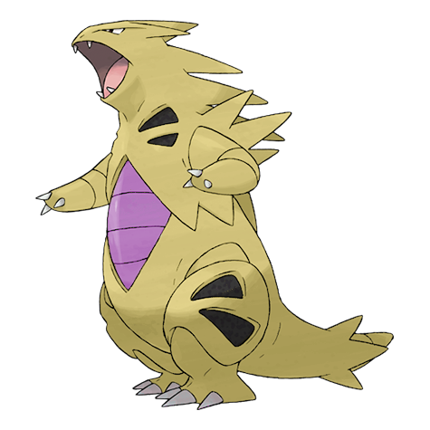Tyranitar Shiny palette