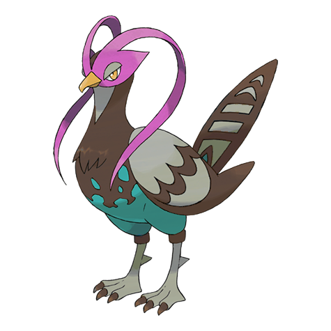 Unfezant Shiny palette