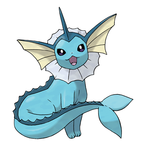 Vaporeon Official artwork