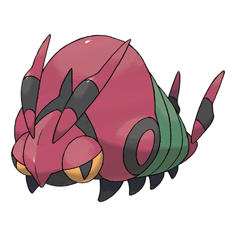 Official Venipede artwork - cute Venipede Pokémon card collector guide