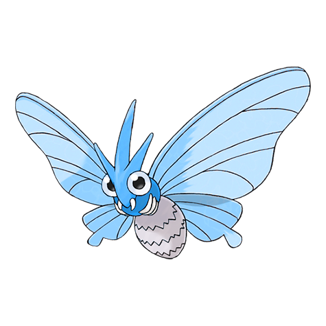 Venomoth Shiny palette