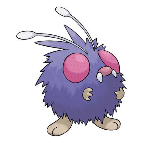 Official Venonat artwork - cute Venonat Pokémon card collector guide