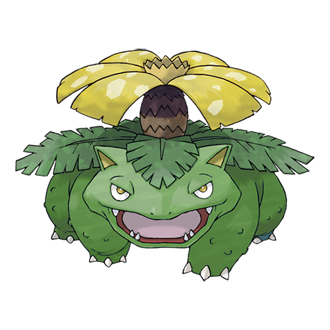 Venusaur Shiny palette
