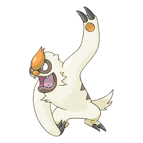 Vigoroth Shiny palette
