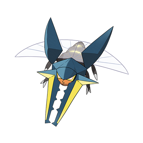 Official Vikavolt artwork - cute Vikavolt Pokémon card collector guide