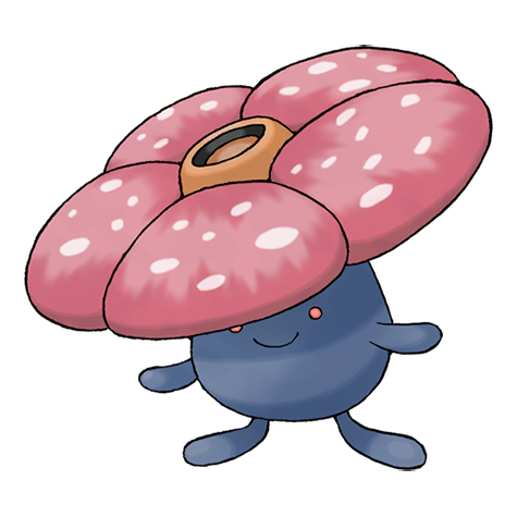 Official Vileplume artwork - cute Vileplume Pokémon card collector guide