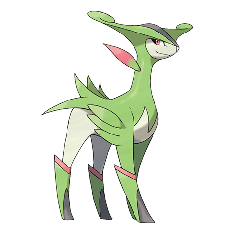 Official Virizion artwork - cute Virizion Pokémon card collector guide