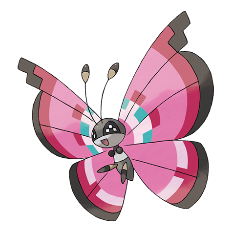 Official Vivillon artwork - cute Vivillon Pokémon card collector guide
