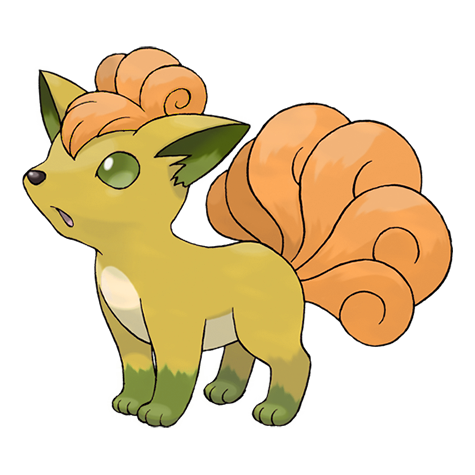 Vulpix Shiny palette